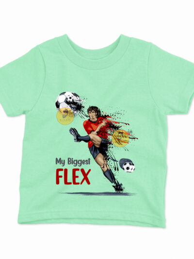 Flex Mint Kids Round Neck Printed T-Shirts