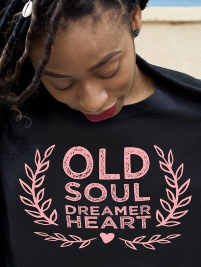 Old Soul Women Round Neck Printed Tshirt