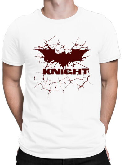 Knight White Men Round Neck Printed T-Shirts