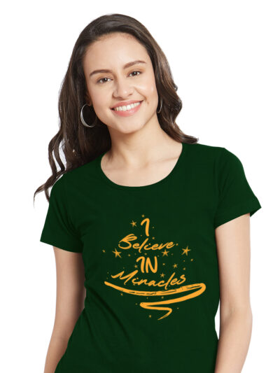 Miracles Bottle Green